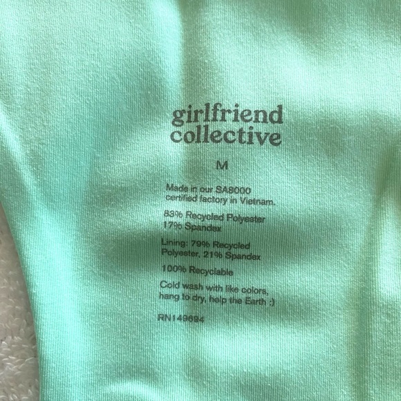 NWT Girlfriend Collective Breeze RIB Paloma Racerback Bra, size M - Picture 5 of 6